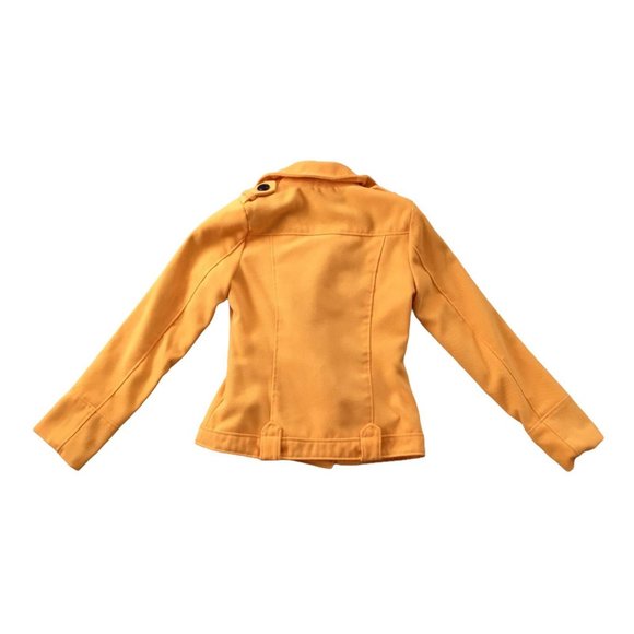 Charlotte Russe Yellow Jacket Corduroy Pea Coat S - Picture 3 of 5